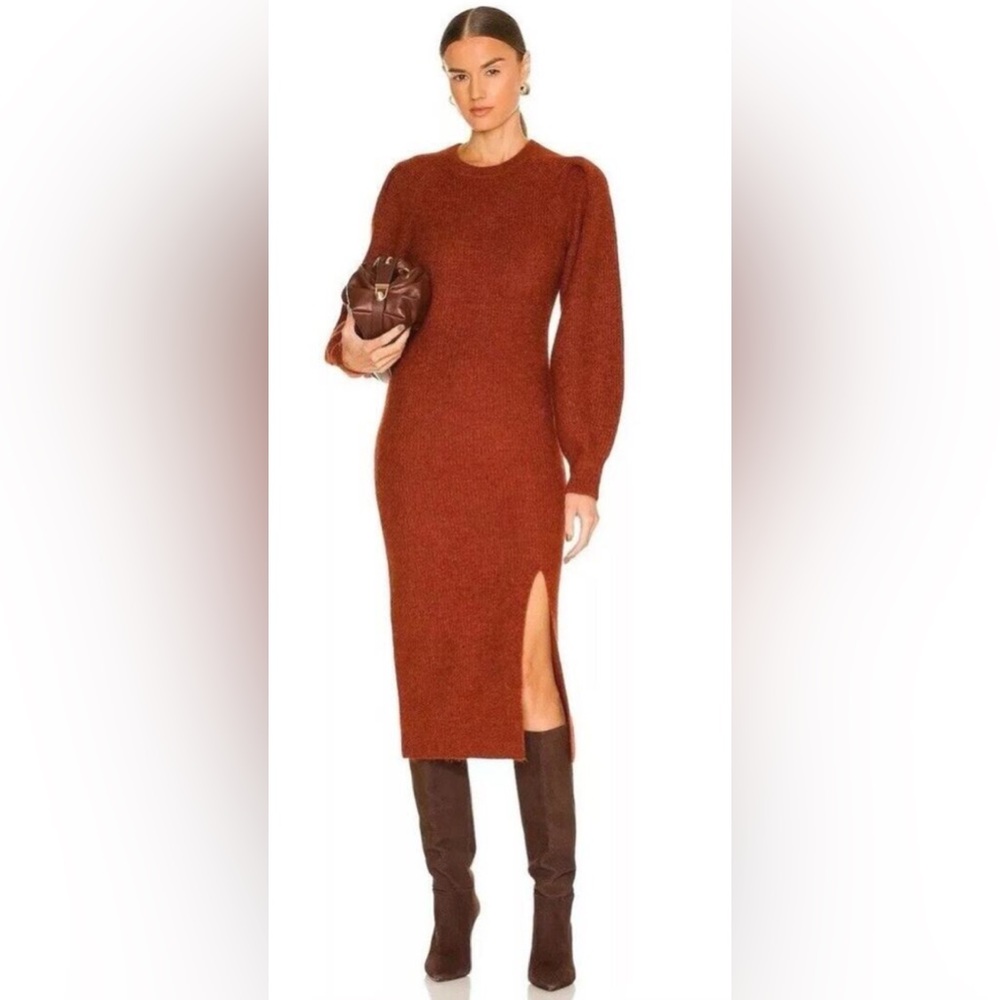NWT rag & bone Liana Merino Wool Alpaca crewneck sweater dress